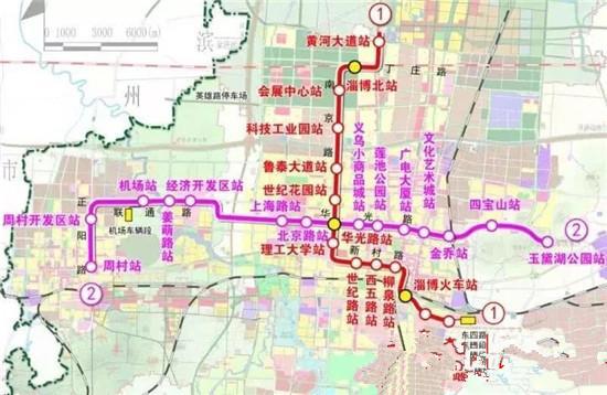 淄博轻轨2号规划图揭秘，探索城市新动脉，展望未来蓝图